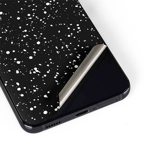 Black Speckle Galaxy S22 Plus Skin